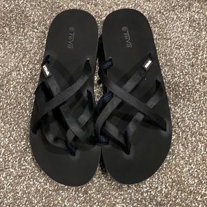 2/$24 Teva Satin Ribbon Flip Flops